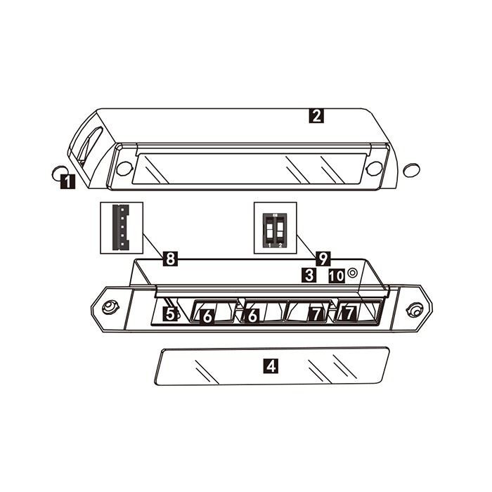 Infrared Commercial Door Entry Sensor