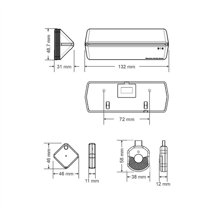 Wireless Electronic Identity Door Sensor